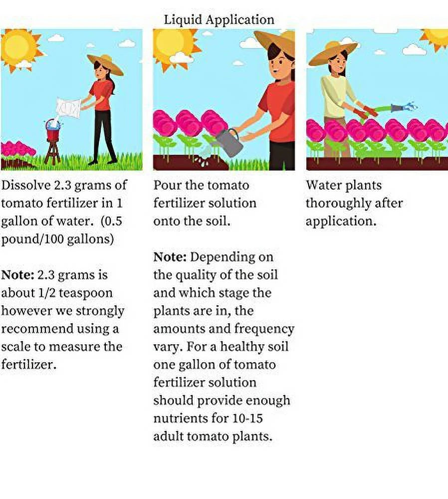 Water Soluble 4-18-38 Tomato Fertilizer Powder with Micro Nutrients 10 Pounds P22544