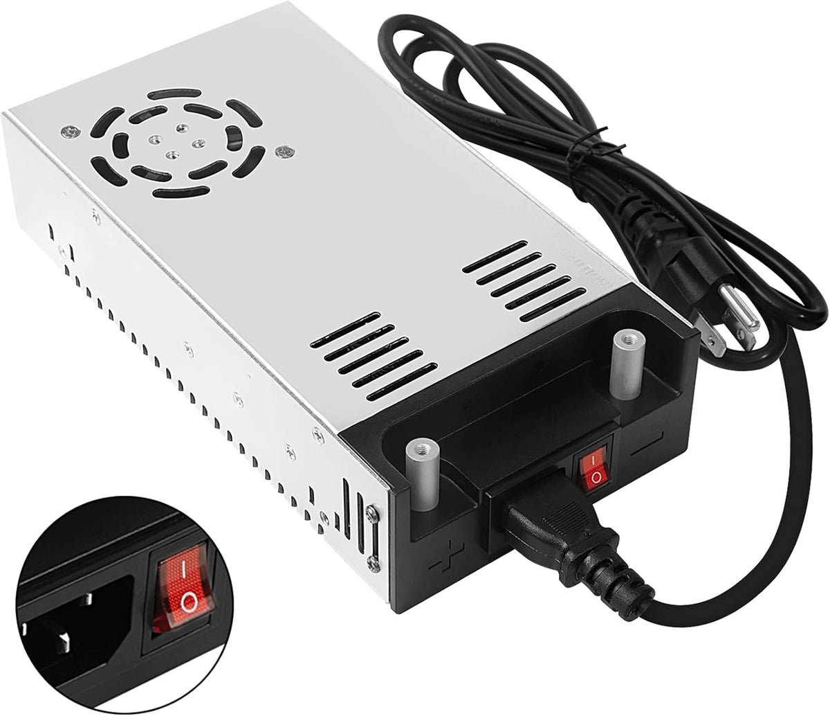 110V AC to 12V DC Converter Power Supply Adapter, 50A 600W, Pack of 2 W228