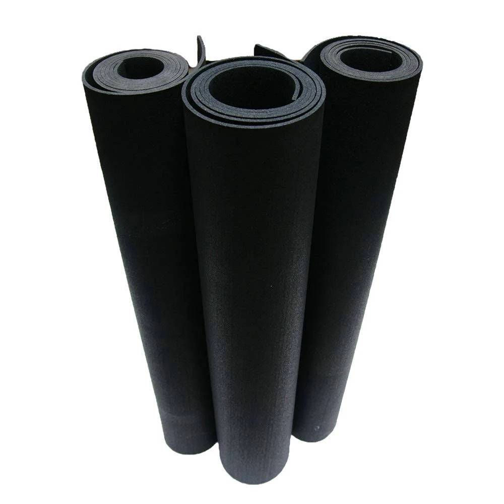 Black Rubber Flooring Mat E117