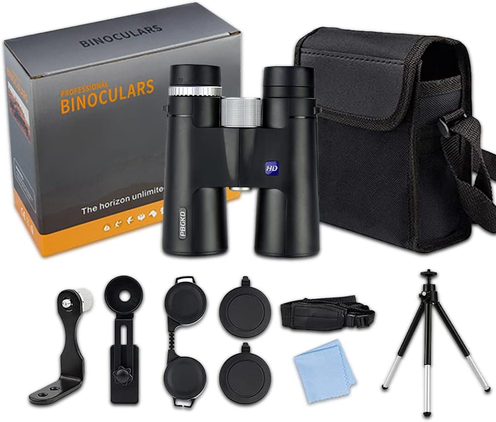 12x42 HD Roof Prism Binoculars Waterproof BAK4 FMC Lens L29361
