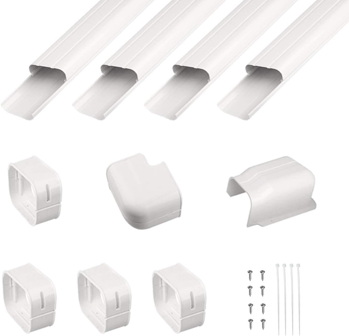 4" 14 Ft PVC Line Set Cover Kit, Pack of 2 W7368
