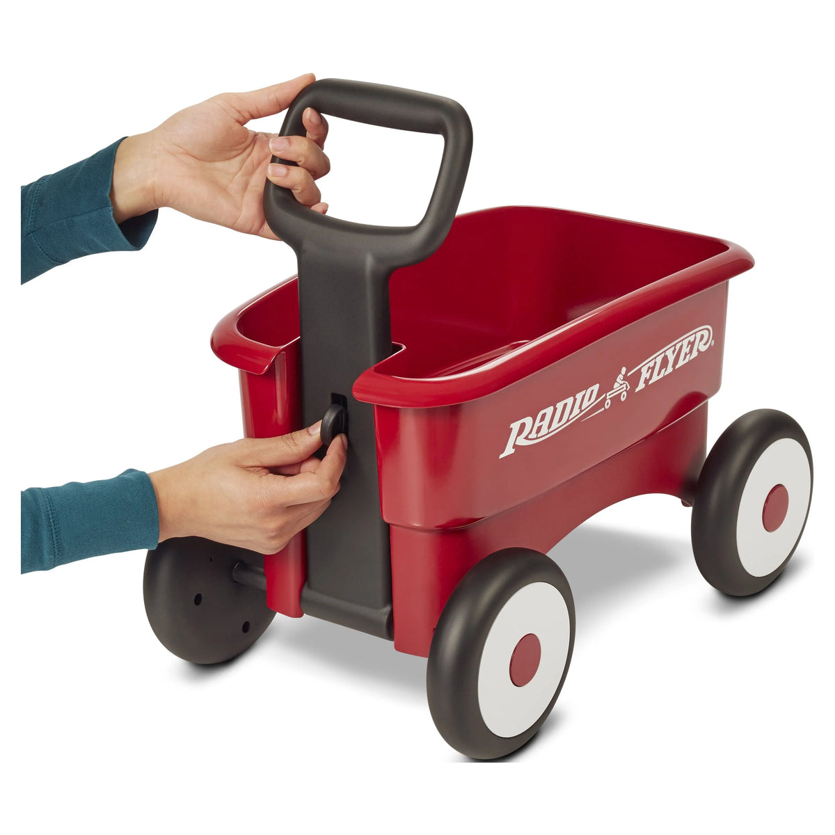 Red 2-in-1 Push Walker Wagon B249623