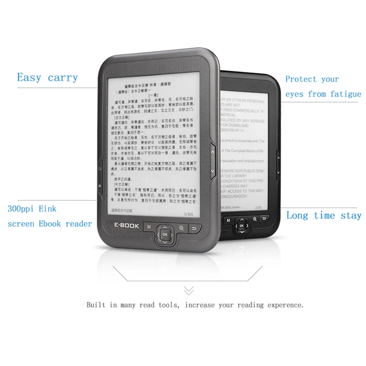 Ink Screen Ereader with Double RAM C70103