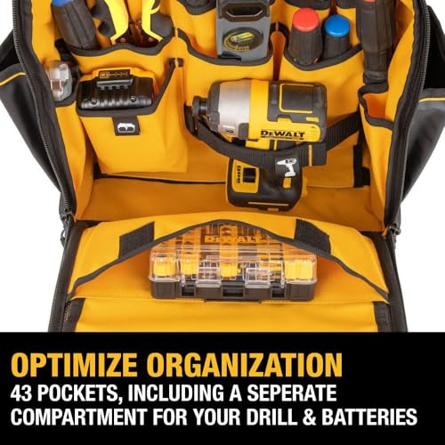 Tool Backpack, Tool Storage and Organization, Water Resistant O456