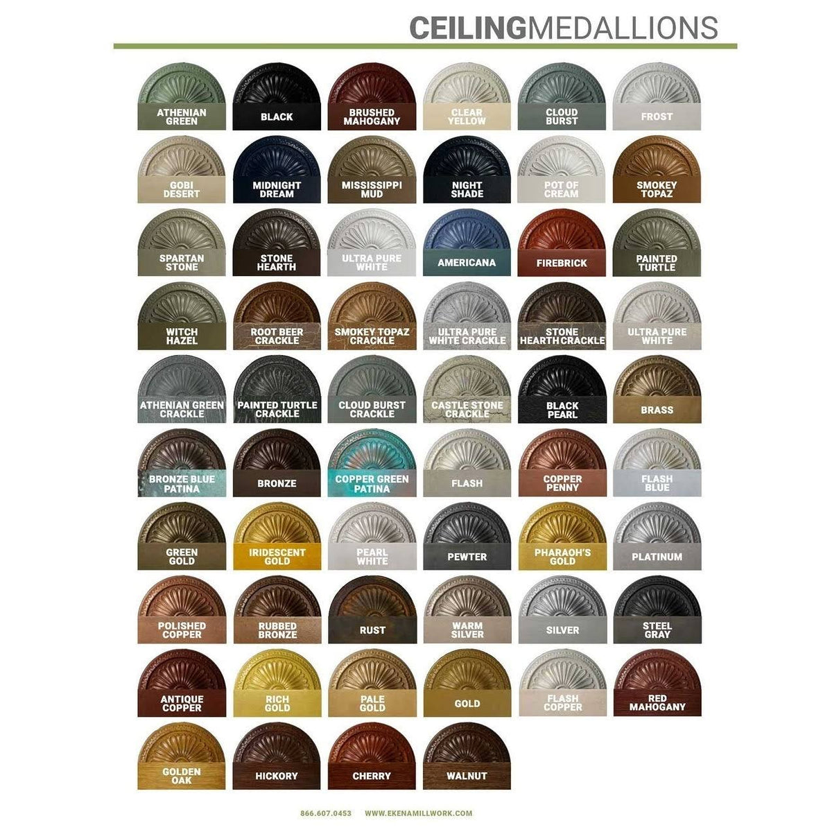 32 5/8x22OD x 2x22P Bradford Ceiling Medallion W5398
