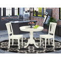 3PC Round 36 inch Table and 2 Chairs O665