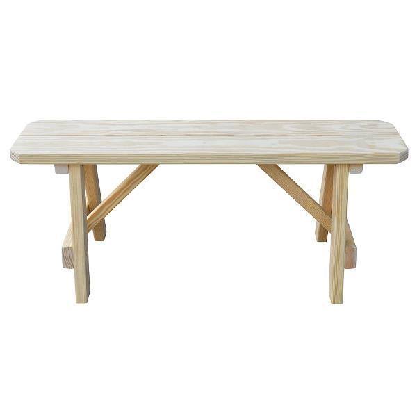 Yellow Pine Backless Bench Q908532