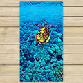 Ocean Animal Turtle Hand Towel 30x56 inches V67617