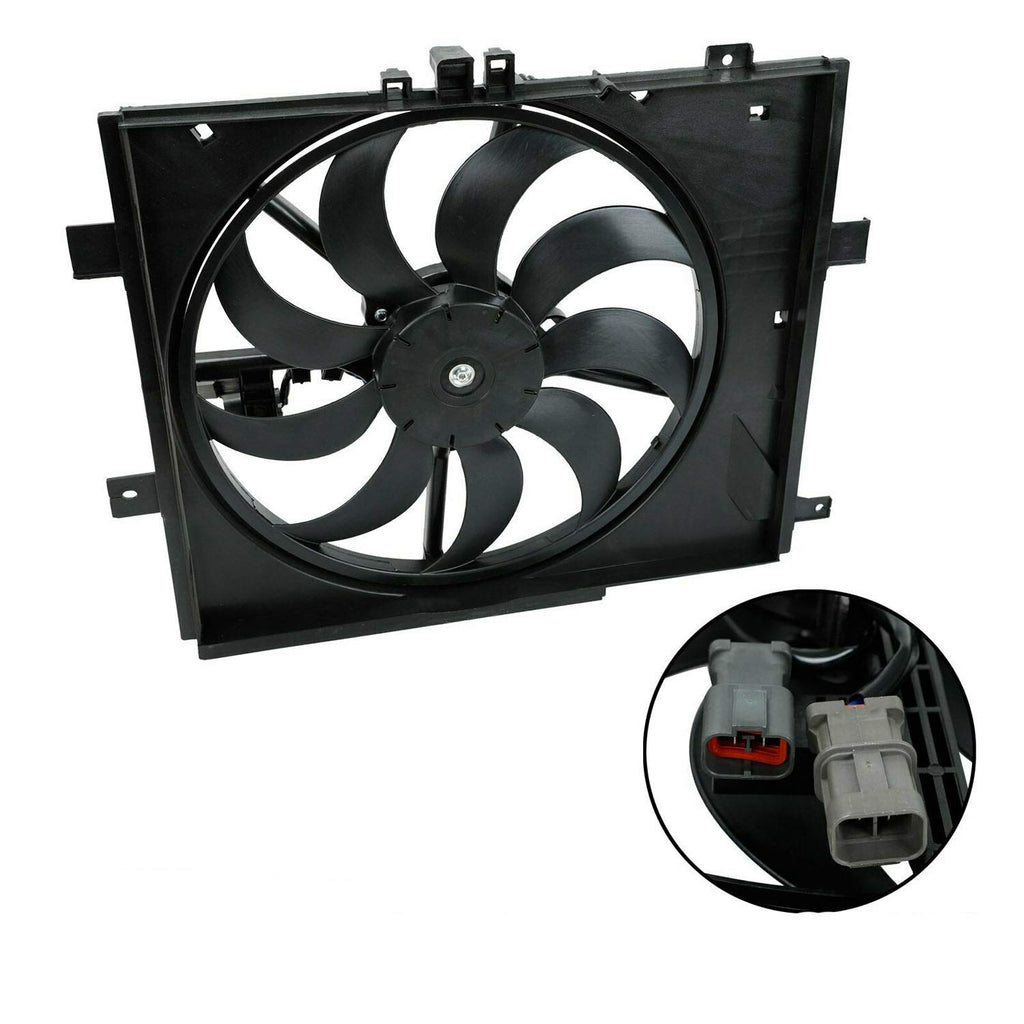 Radiator Condenser AC Cooling Fan Assembly P4974