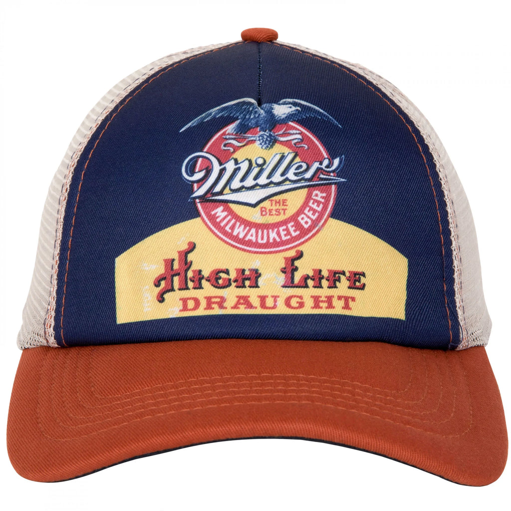Vintage Label Mesh Back Snapback Hat N3088