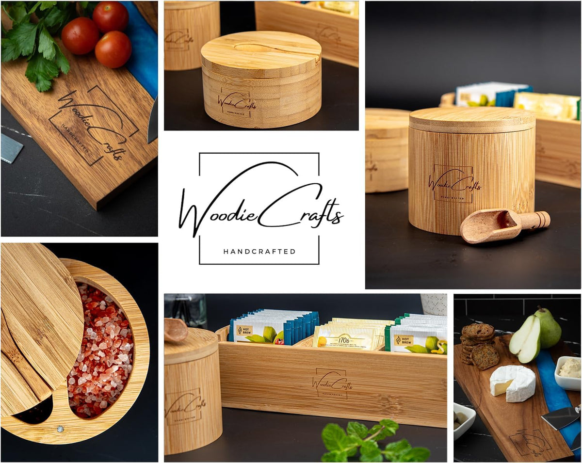 Bamboo Wood Tea Bag Storage Organizer Box S25966