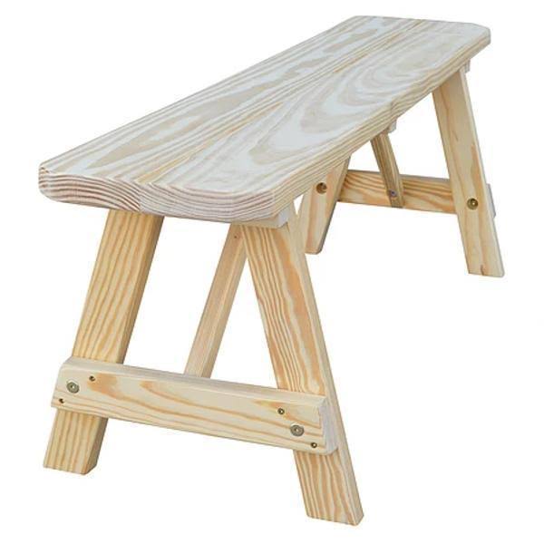 Yellow Pine Backless Bench Q908532