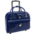 Leather Wheeled Laptop Briefcase O3766