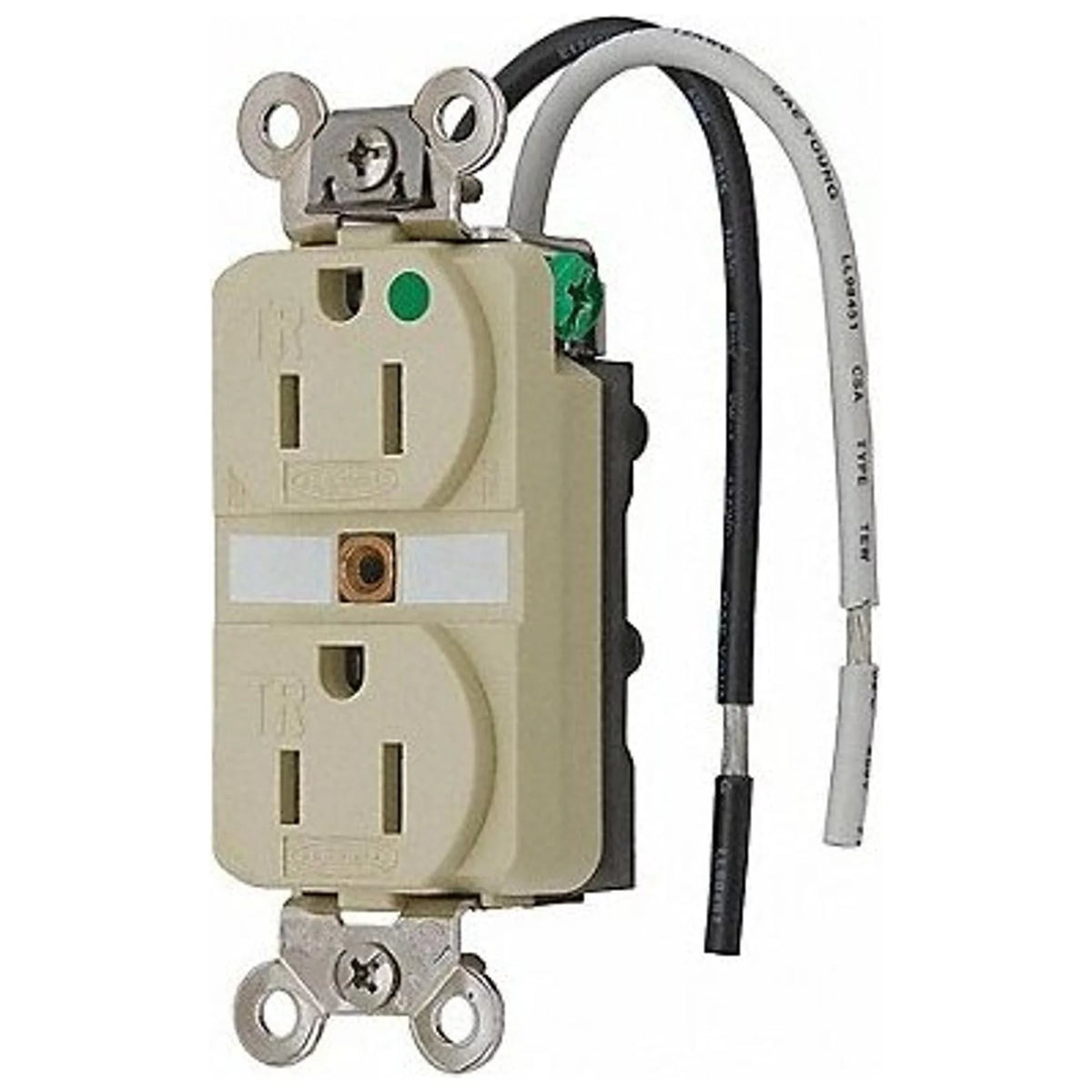 Ivory 15 A Receptacle L9235