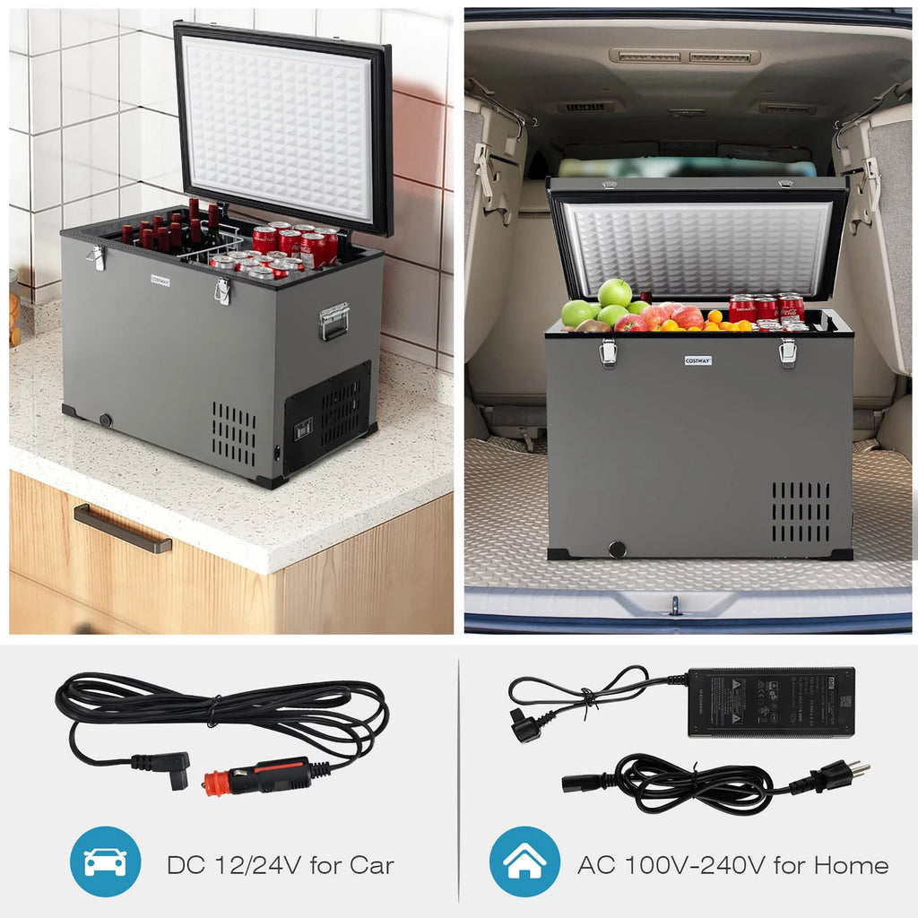 90 QT Portable Car Refrigerator with Compressor L913