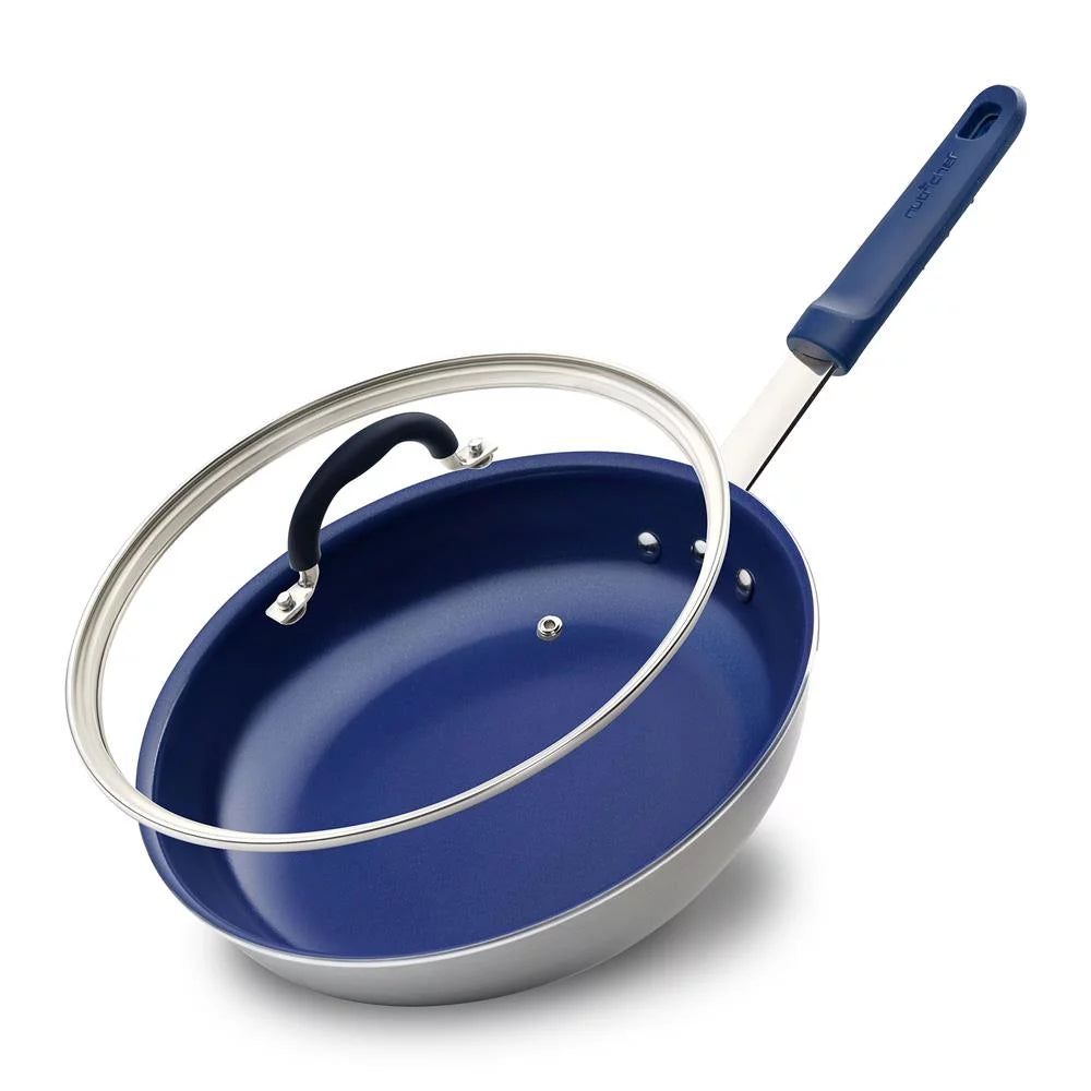 8" Nonstick Ceramic Frying Pan with Lid F53166