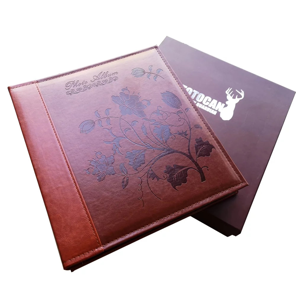 4x6 600 Pockets Photo Album with Leather Cover P3181