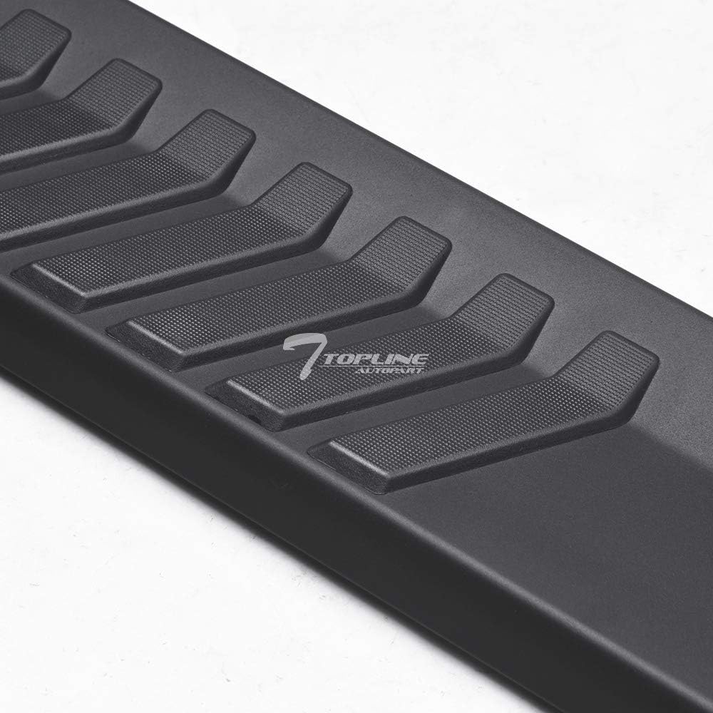 Matte Black Aluminum Side Step Rail Running Boards Z5625