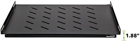 1U 19-Inch Vented Network Cabinet Shelf Y77762
