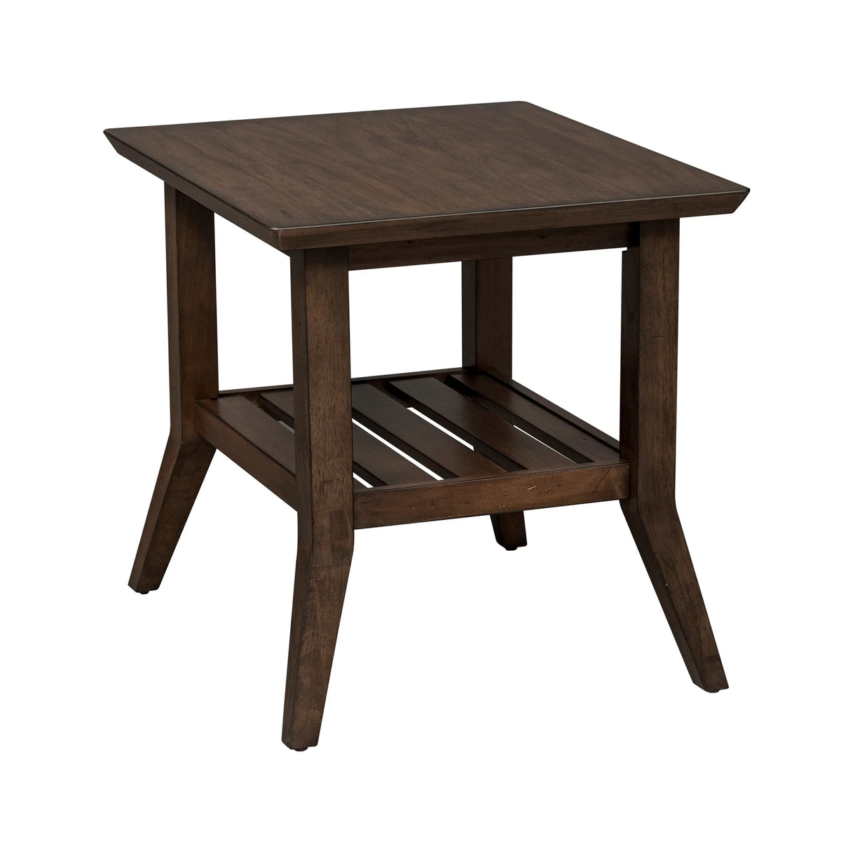 Dark Brown Rectangular End Table G623