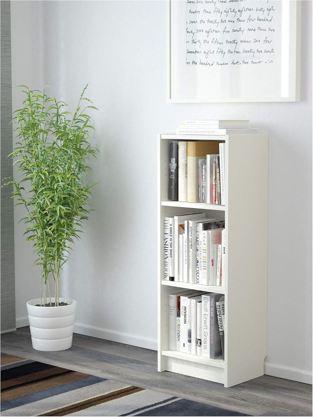 White Bookcase A343312