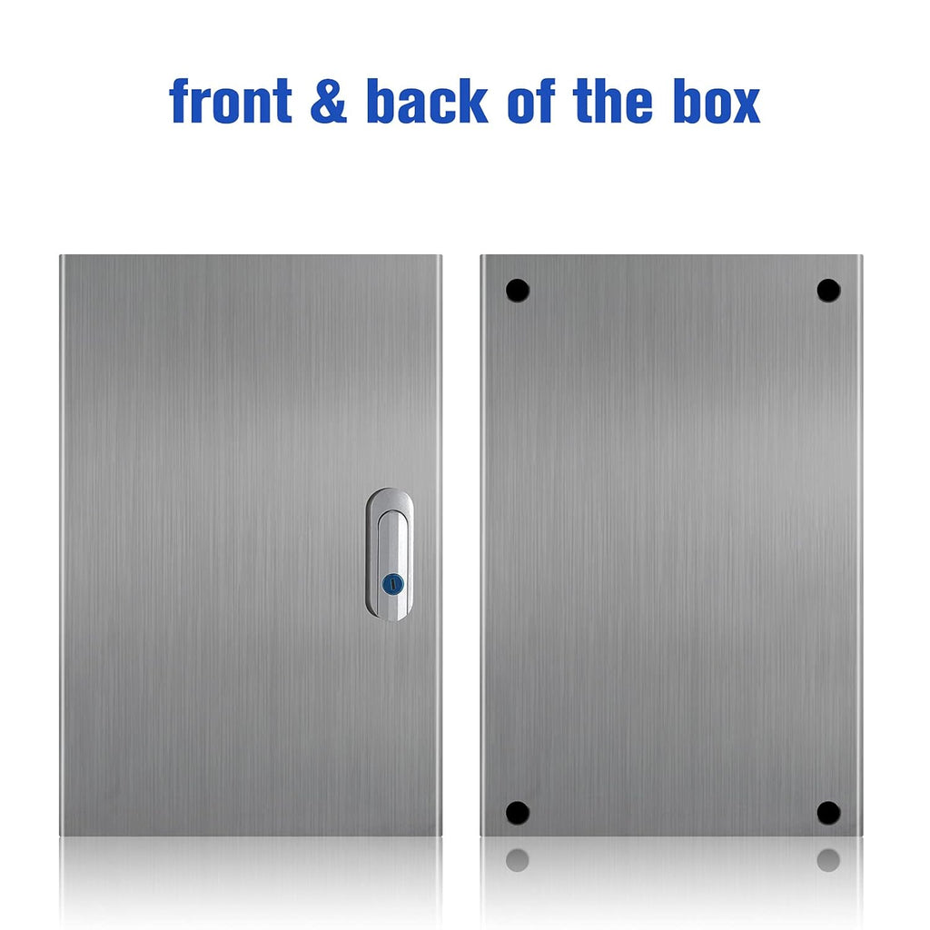 304 Stainless Steel IP65 Waterproof Junction Box with Lock K2367