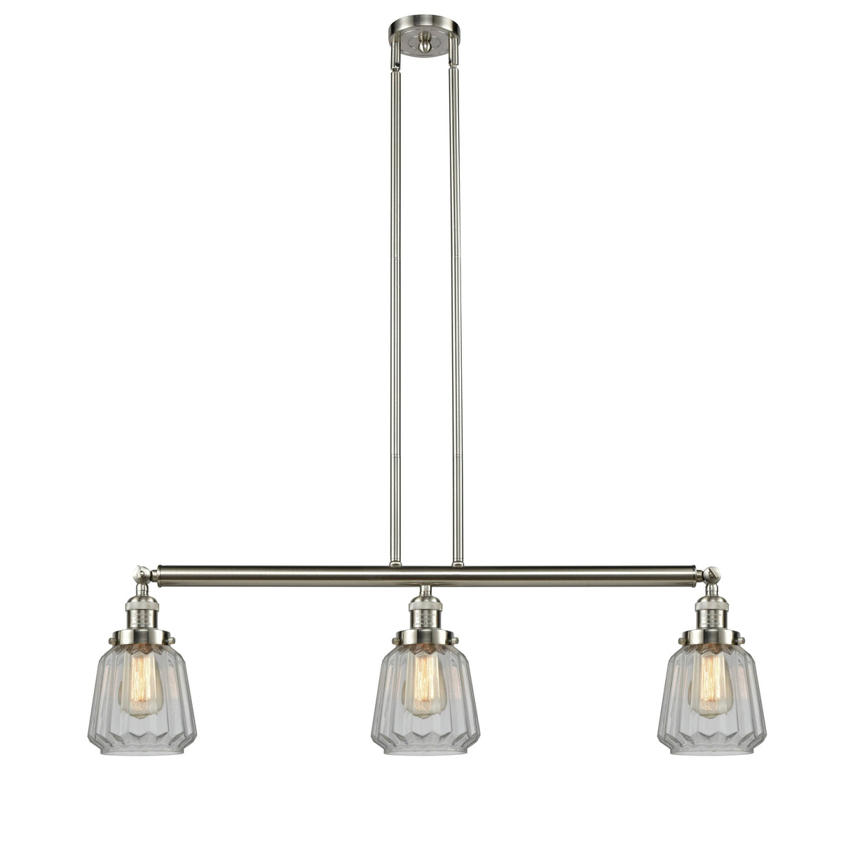 Brushed Satin Nickel 3 Light Island Light W467