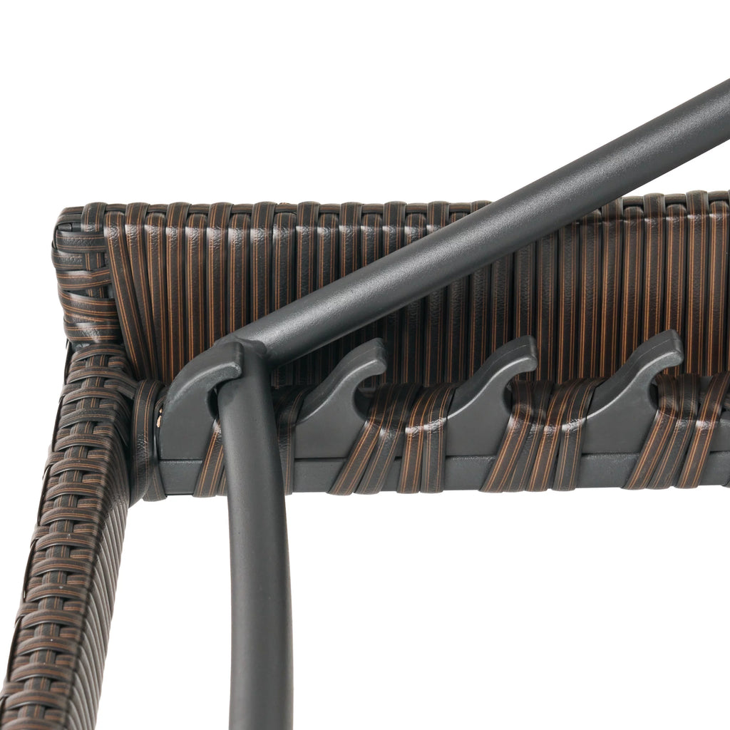 Brown Textilene Chaise Lounge set of 2 V766883