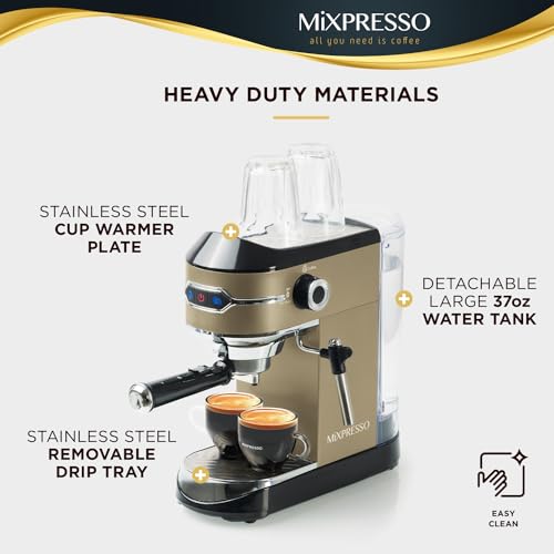 15 Bar Espresso Machine with Milk Frother Steam Wand Q2964