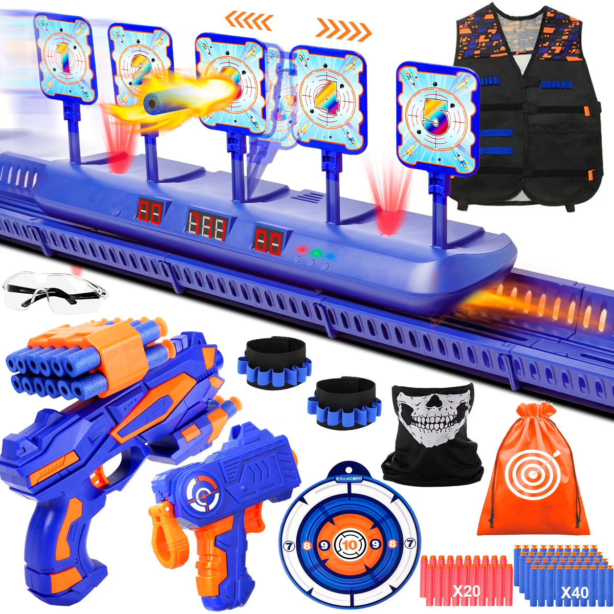 Electronic Shooting Targets with Auto-Reset M26050
