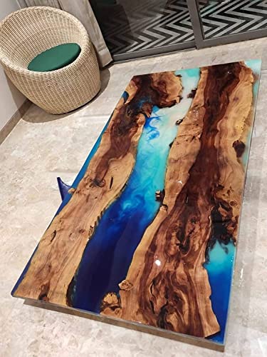 Large Epoxy River Table X665