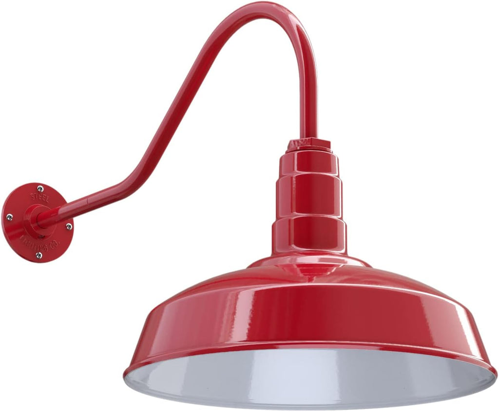 16 Dome Gooseneck Outdoor Wall Mounted Barn Light A457309