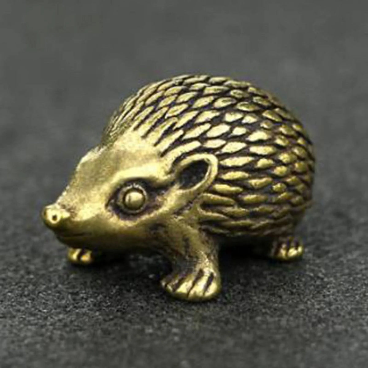 Brass Hedgehog Statue Home Decor Ornaments Q159273