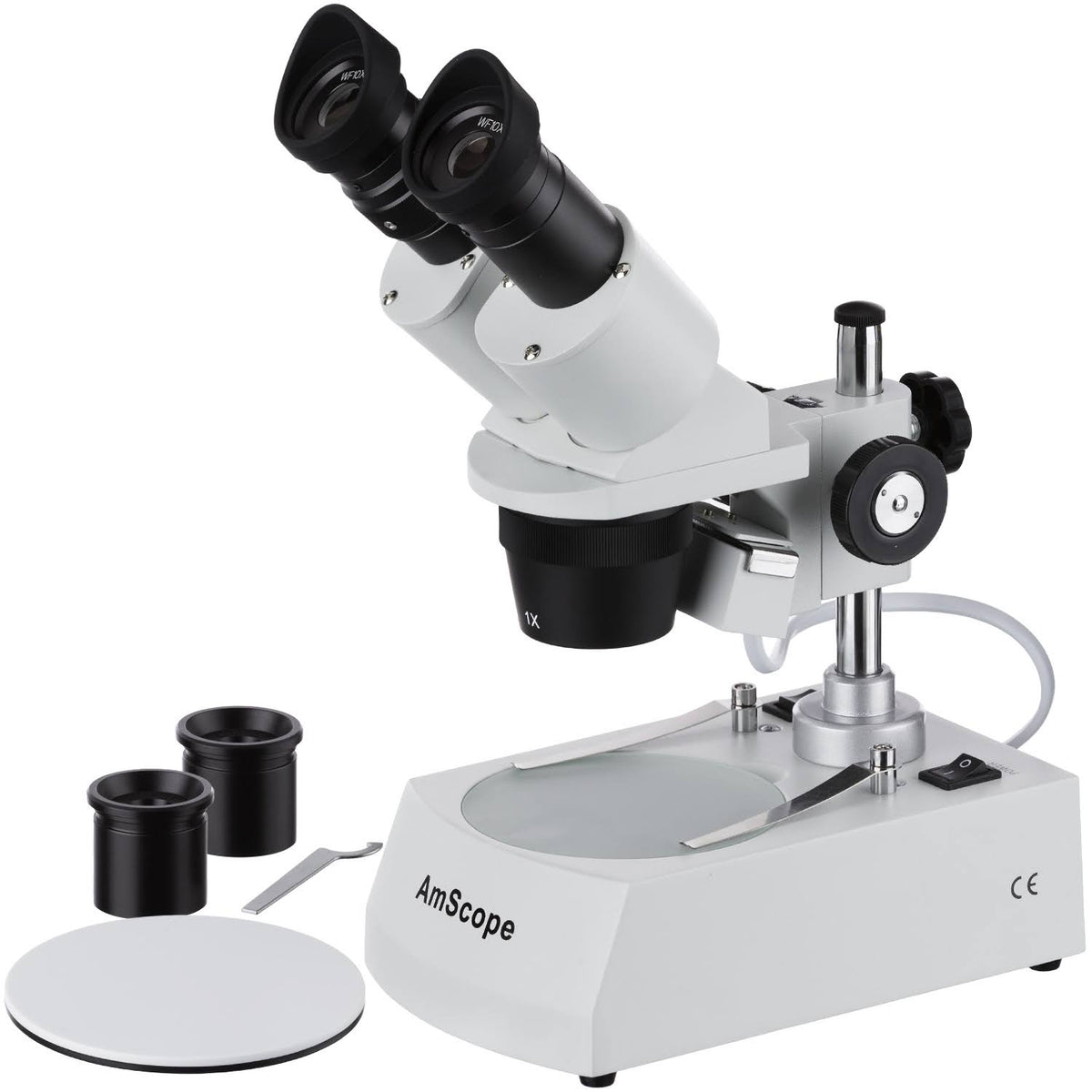 Student Forward Binocular Stereo Microscope 10X-20X-30X-60X H8079