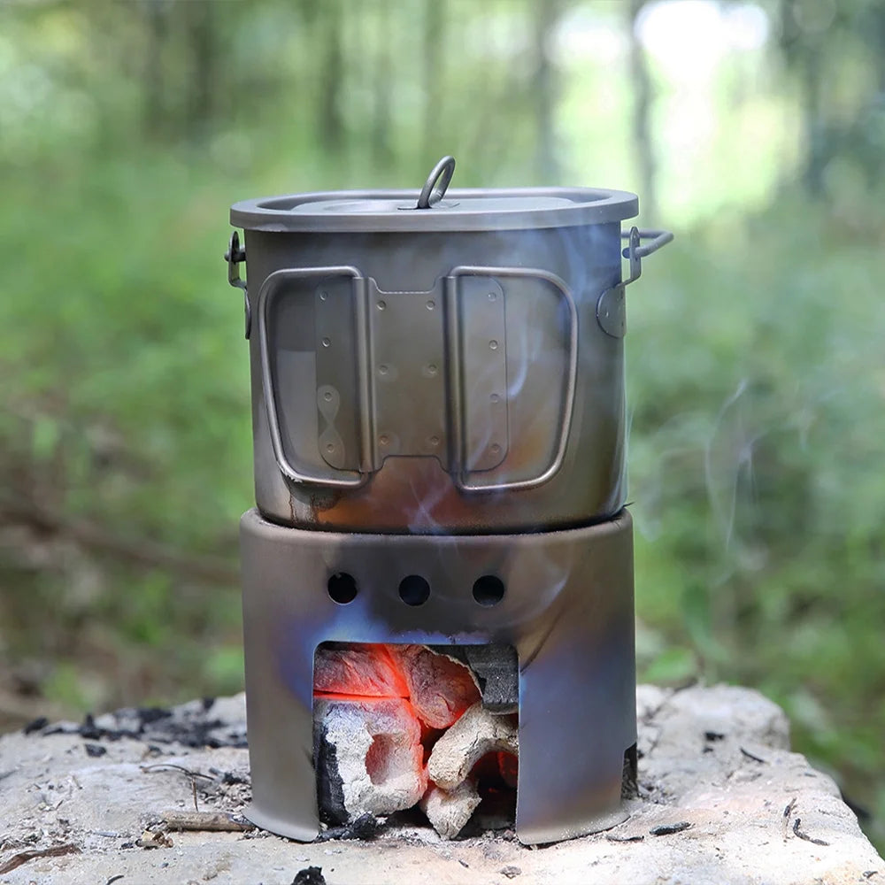 Outdoor Cookware Set Pot And Stove U72483