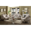 Beige Fabric Sofa with 5 Pillows E94449