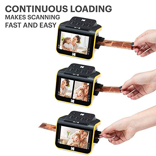 Film & Slide Scanner with 5" LCD Screen, 22MP JPEG Photos U318394