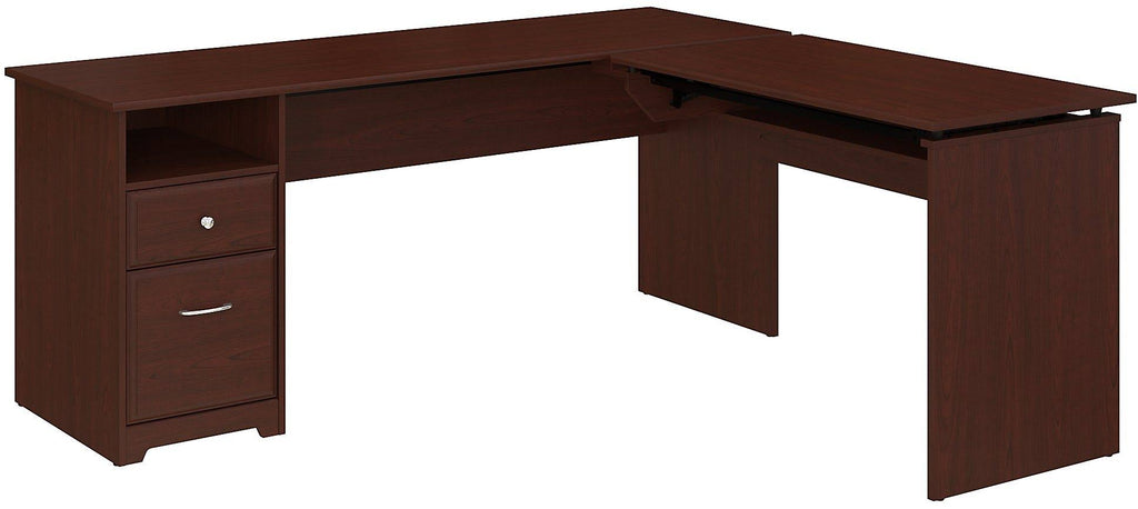 72w L Shaped Sit to Stand Desk F15827