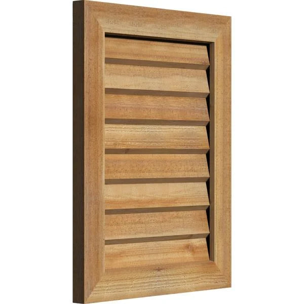 Unfinished Non-Functional Vertical Gable Vent K4809