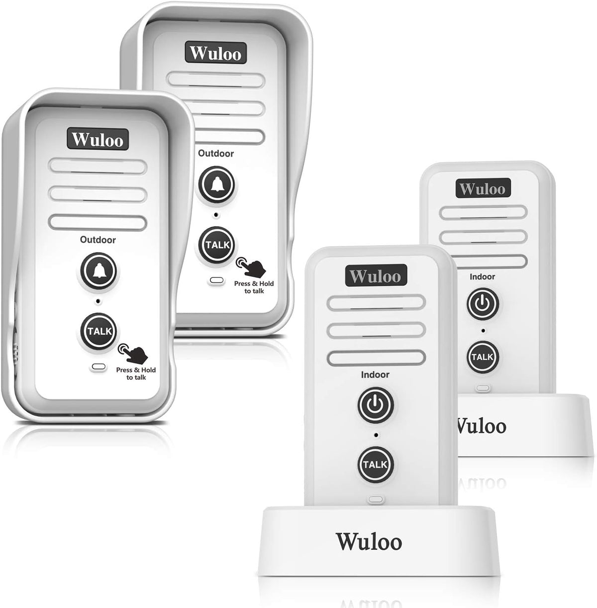 Wireless Intercom Doorbell Chime White D47867
