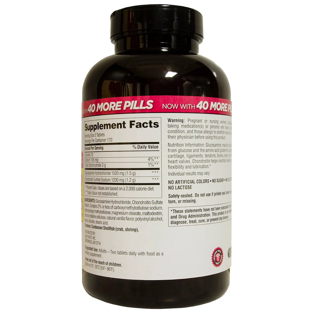 Triple Strength Glucosamine Chondroitin 340 ct. H3542