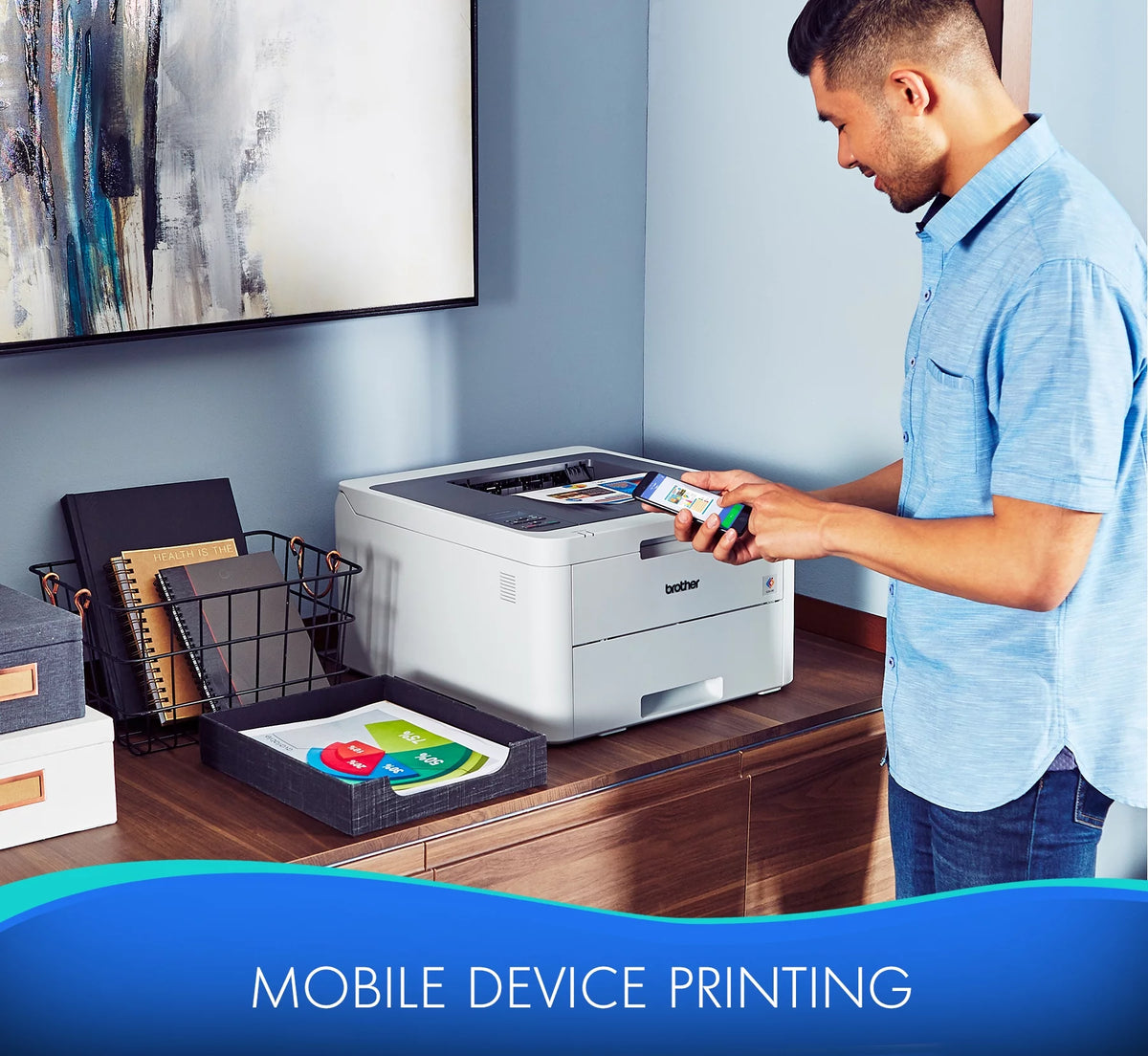 Compact Wireless Digital Color Printer D393
