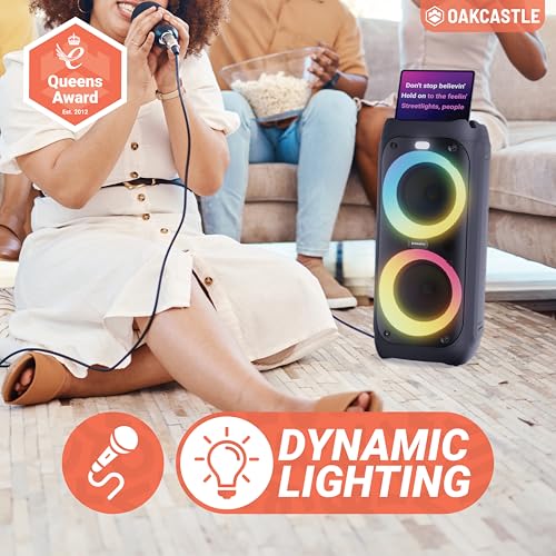 Portable Bluetooth Party Speaker with Wired Microphone M729600