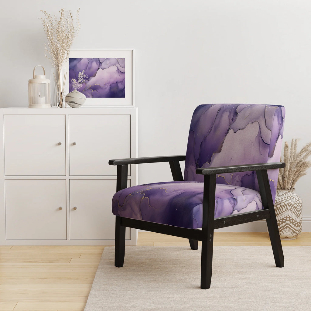 Purple Upholstered Accent Chair D924487