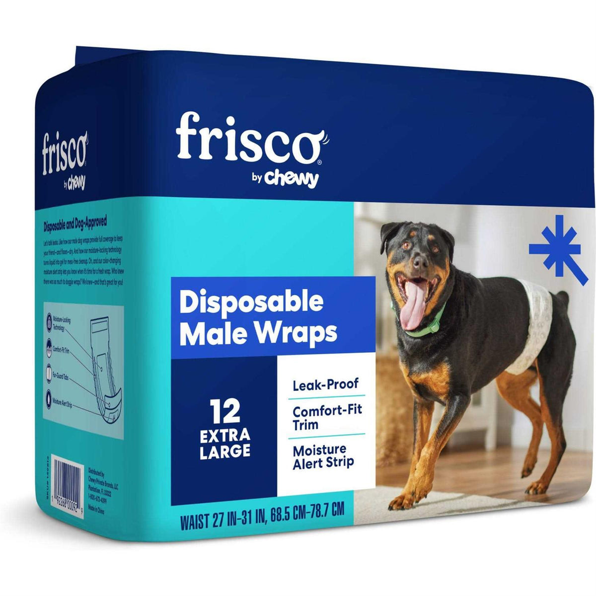 Disposable Male Dog Wraps R3164