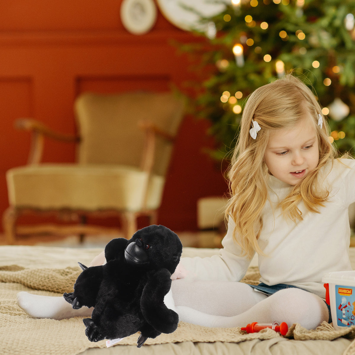 Large Plush Gorilla Stuffed Doll P289066