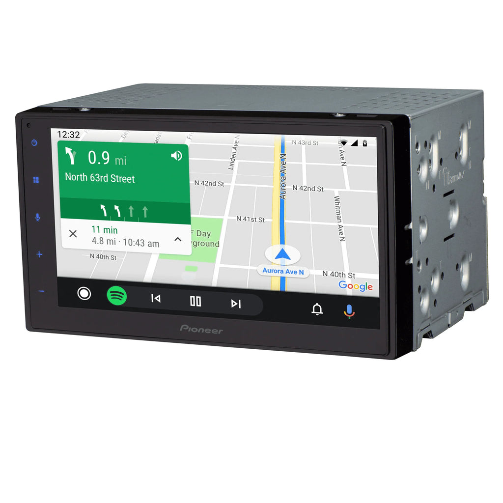 Double Din Digital Media Receiver with 6.8 Touchscreen and Bluetooth S947
