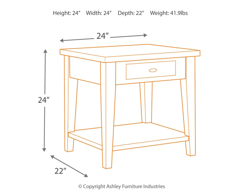 Rectangular End Table K333