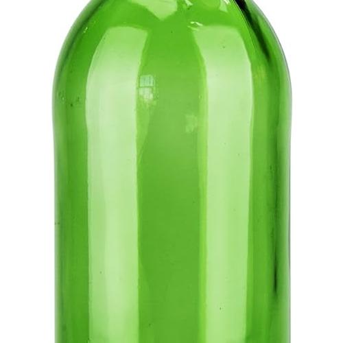 Green Glass Wine Bottle With Stopper, Swing Top H338348