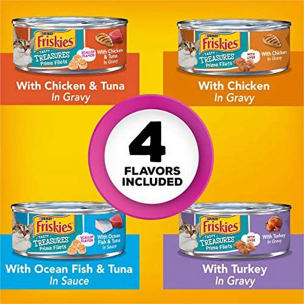 24 Pack 5.5 oz. Wet Cat Food Variety Pack U730162